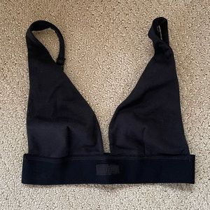 Skims Cotton Plunge Bralette